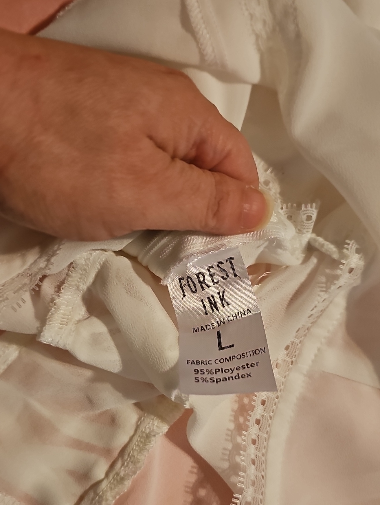 White Forest Ink Cami Corset Top — image 3 of 3